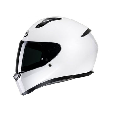 CASCO INTEGRAL HJC C10 PLANO BLANCO PERLA